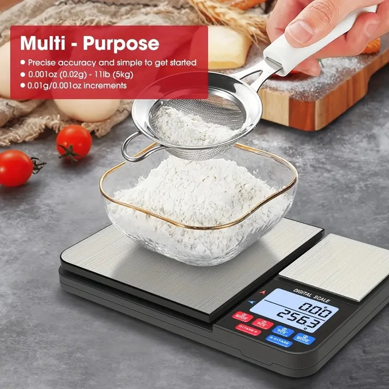 Tape Dispenser Weighted - 1pc デジタルキッチンスケール減量ベーキングクッキングジュエリーダイエット食事準備パッケージ配送と送料 5 キロ容量