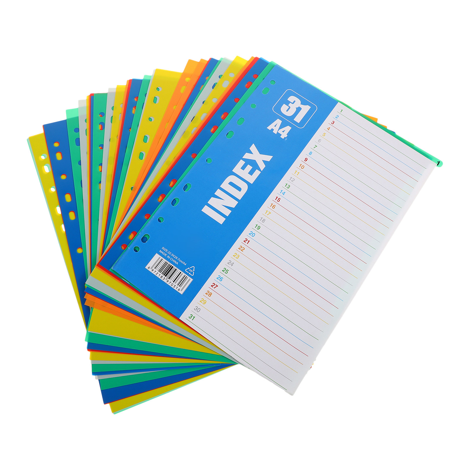 Tab Divider A4 - 1 セットディバイダー A4 11 穴バインダータブ丈夫な取り外し可能なプラスチックバインダーインデックスディバイダーオフィス学校ファイルオーガナイザー