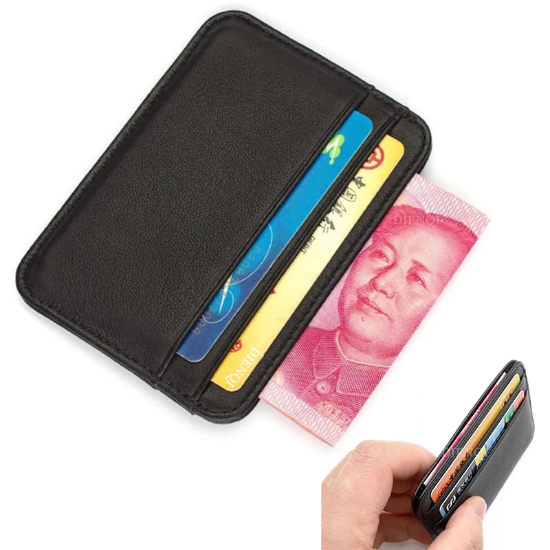 Index Card Holder - 本革名刺入れ メンズ ビジネス ID クレジットカードホルダー 本革