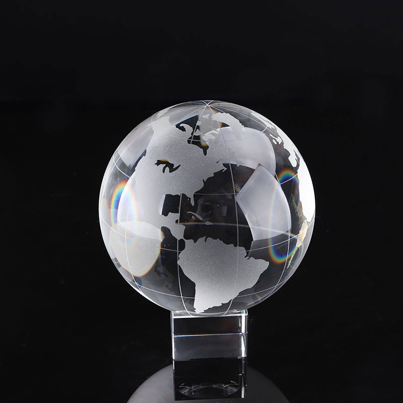 Paper Weight Crystal - クリスタルボール 文鎮 ガラス サッカー バスケットボール 地球