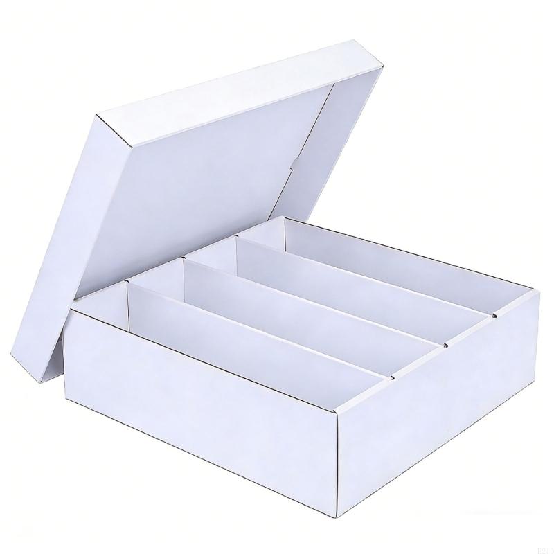 Card Index Box - 軽量ポータブルカードボックスマルチコンパートメントカードオーガナイザーゲームカード分類ホルダーケースパーティー集会用