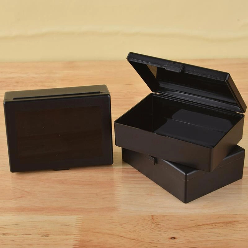 Card Index Box - 最新の透明プラスチック製デスクオーガナイザー、小型カード収納、フォトカード整理用ボックス