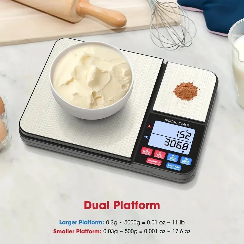 1pc デジタルキッチンスケール減量ベーキングクッキングジュ - Tape Dispenser Weighted のレビューと価格