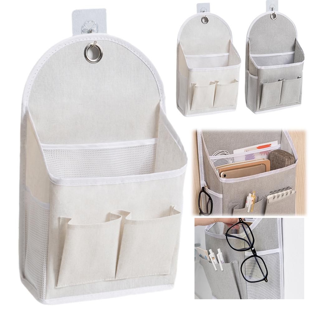 寮用壁掛け収納バッグ メッシュサイドデュアルポケット付き ブ - Magazine Holder Rack のレビューと価格