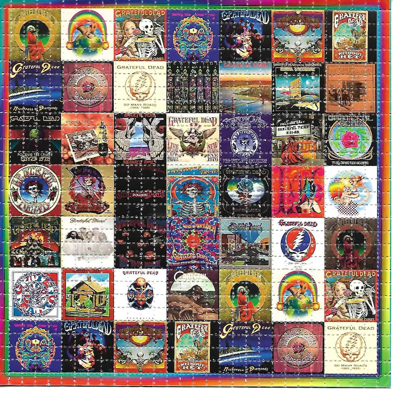 60 年代アルバムサイケデリック LSD/アシッドフリーブロ - Ink Blotter Paper のレビューと価格