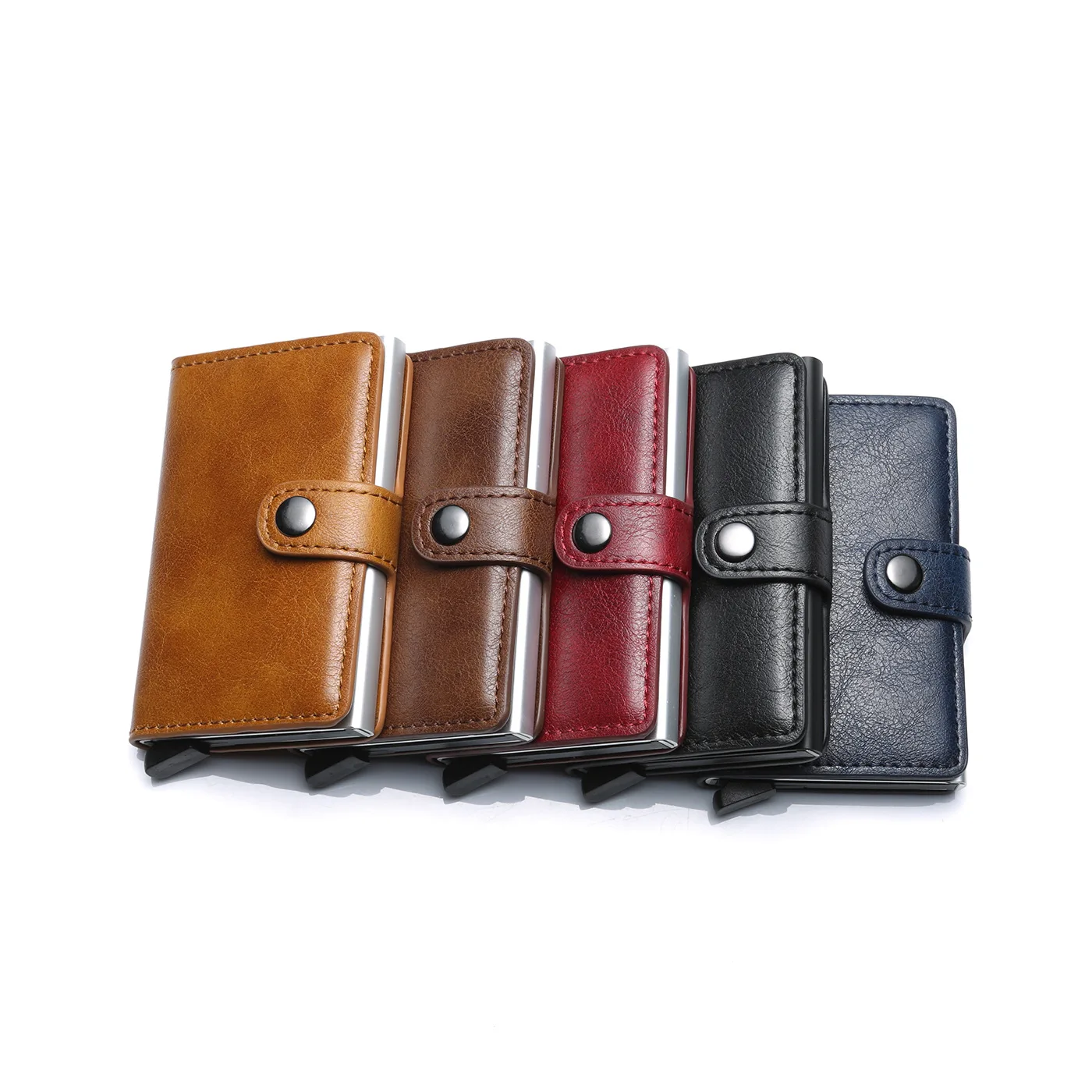 Rfid メタル訪問クレジットカードホルダー男性財布高級ビジ - Index Card Holder のレビューと価格