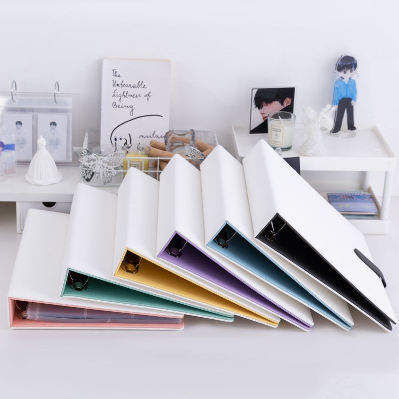 カラーブロックバインダー A4 ルーズリーフ フォトカードホ - Binder A4 Lever のレビューと価格
