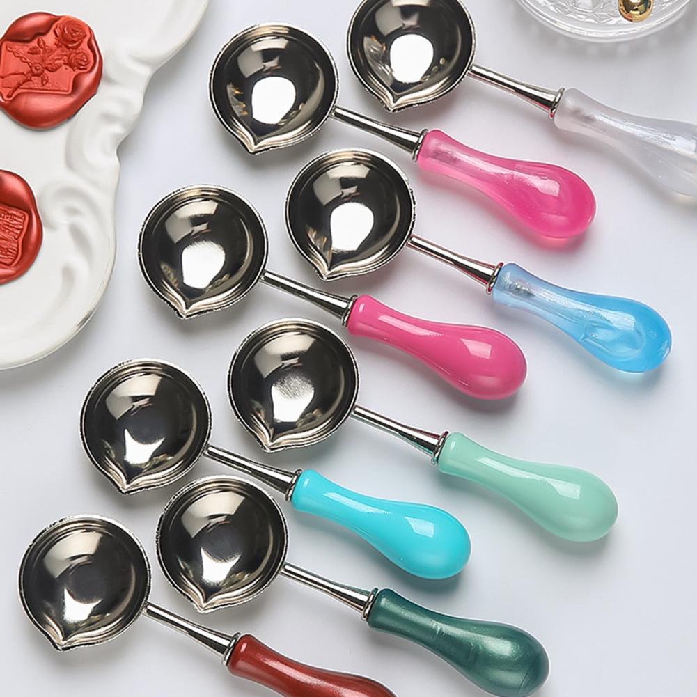 耐熱シーリングワックススプーンセット、ヴィンテージシールスタ - Wax Seal Stamp Set のレビューと価格