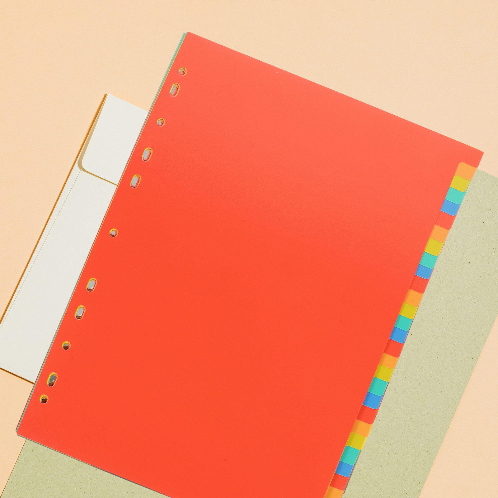31枚のA4強化バインダー紙仕分け板、透明なタブ付き、効率的 - Tab Divider A4 のレビューと価格