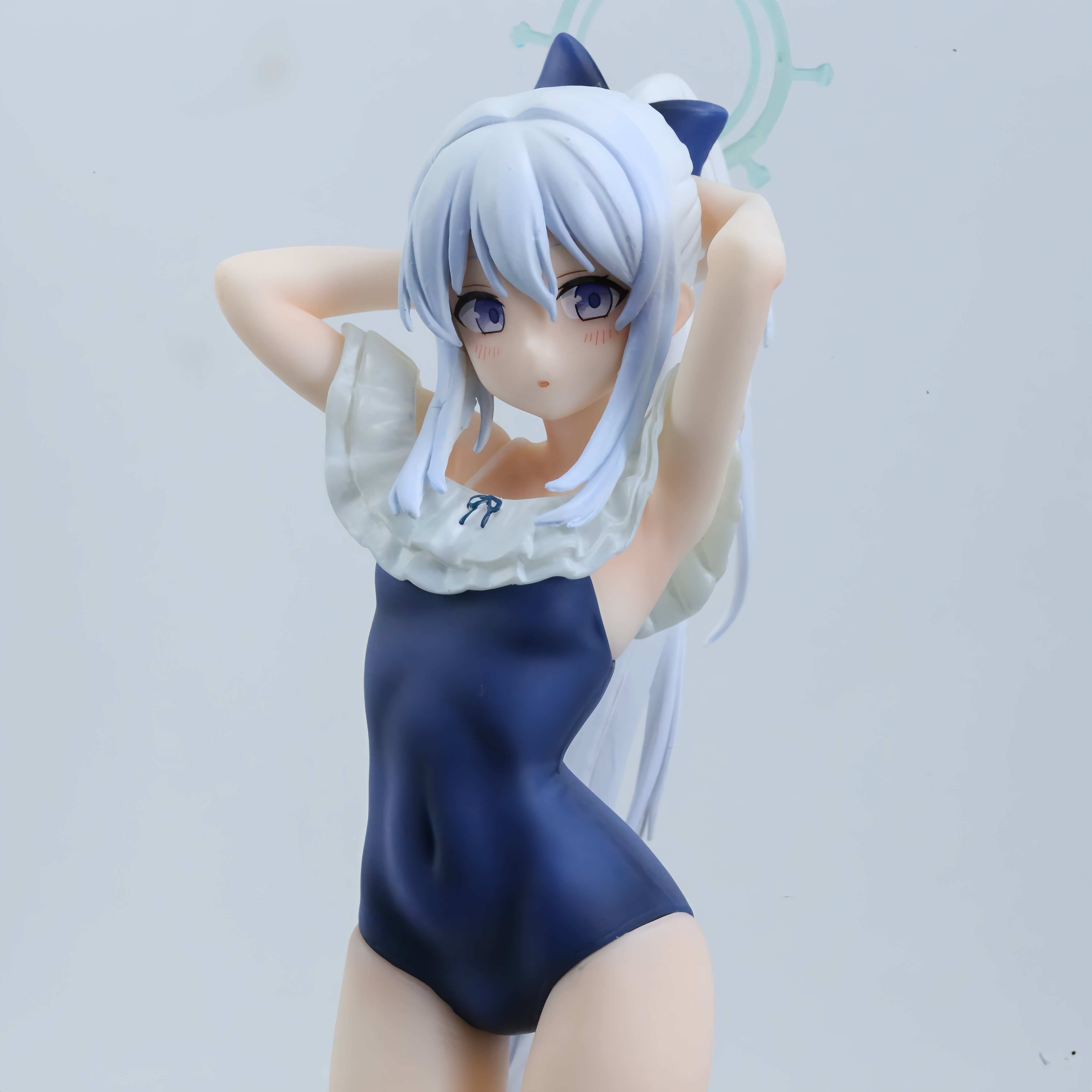 ブルーアーカイブ水着雪見夜子アニメフィギュアかわいい銀髪の女 - Archive Box Set のレビューと価格