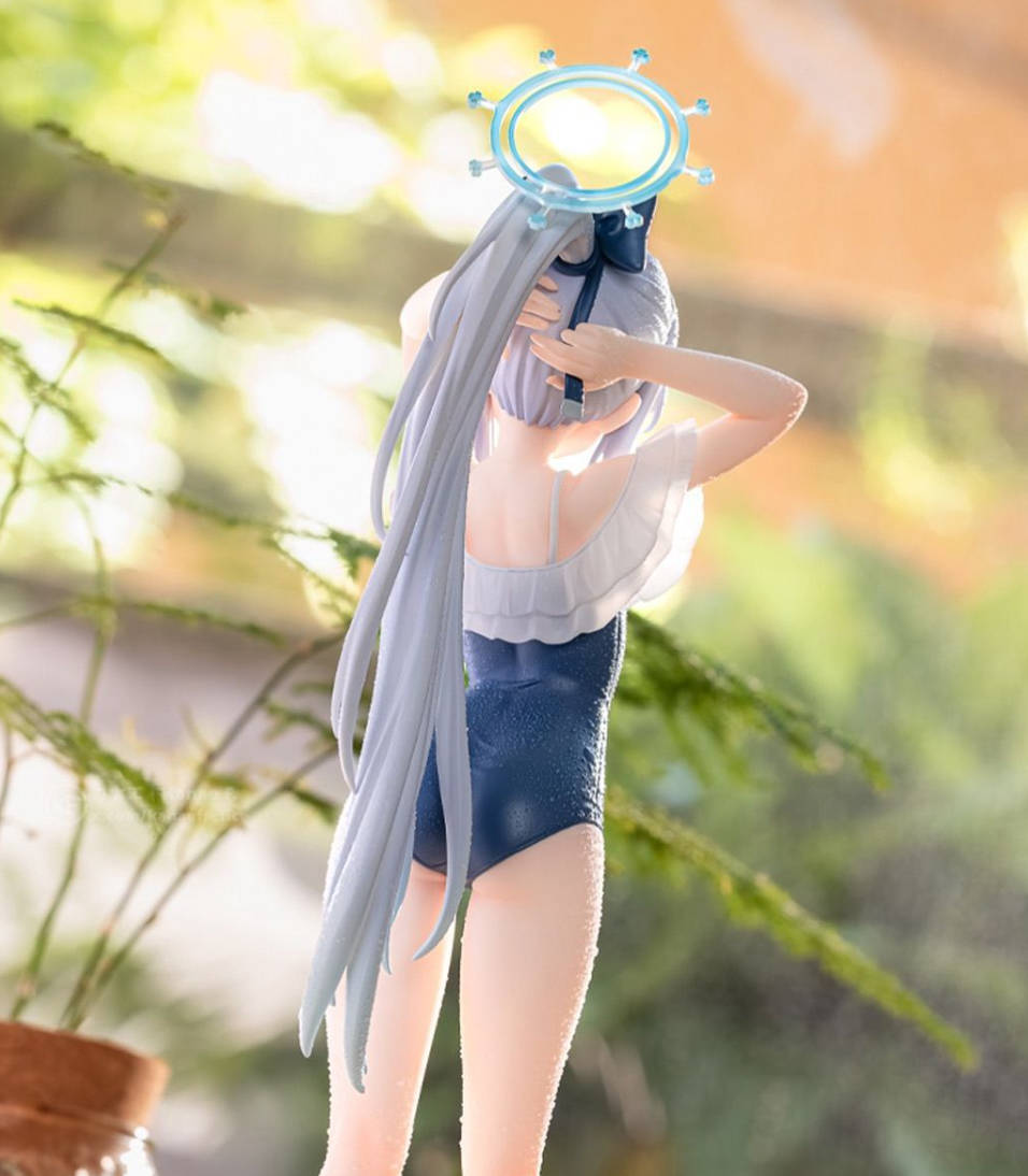 ブルーアーカイブ水着雪見夜子アニメフィギュアかわいい銀髪の女 - Archive Box Set のレビューと価格