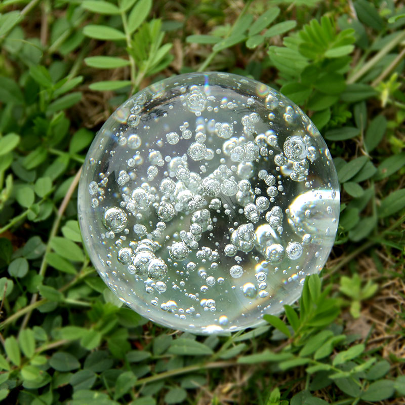 透明な水晶玉,40/60/80mm,オフィスや家庭の装飾,風 - Paper Weight Crystal のレビューと価格