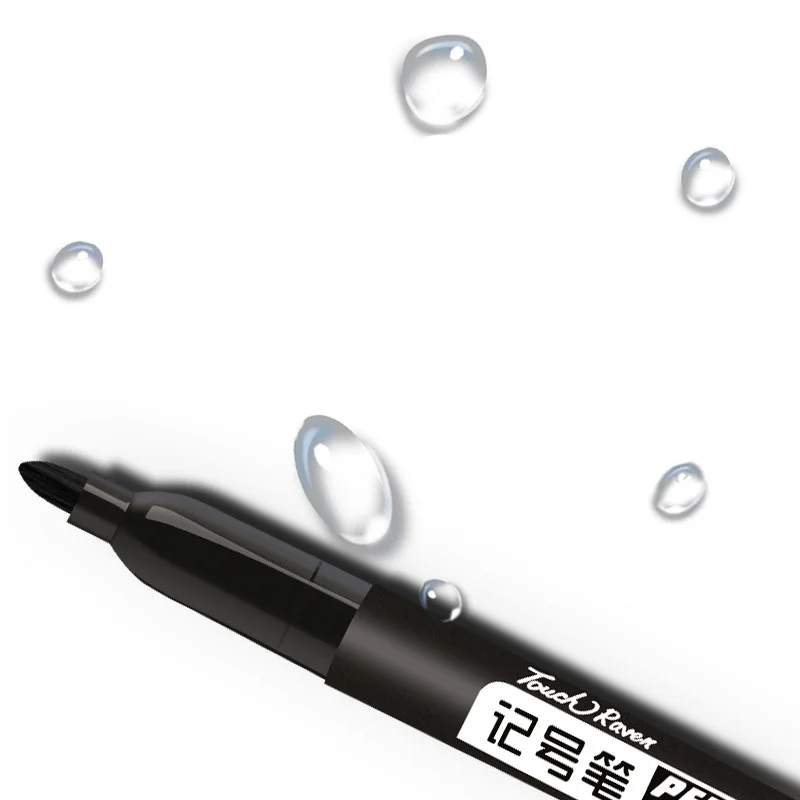 1/2/3 個永久マーカーペン防水インク細字黒青赤オイルイン - Correction Pen Fine のレビューと価格