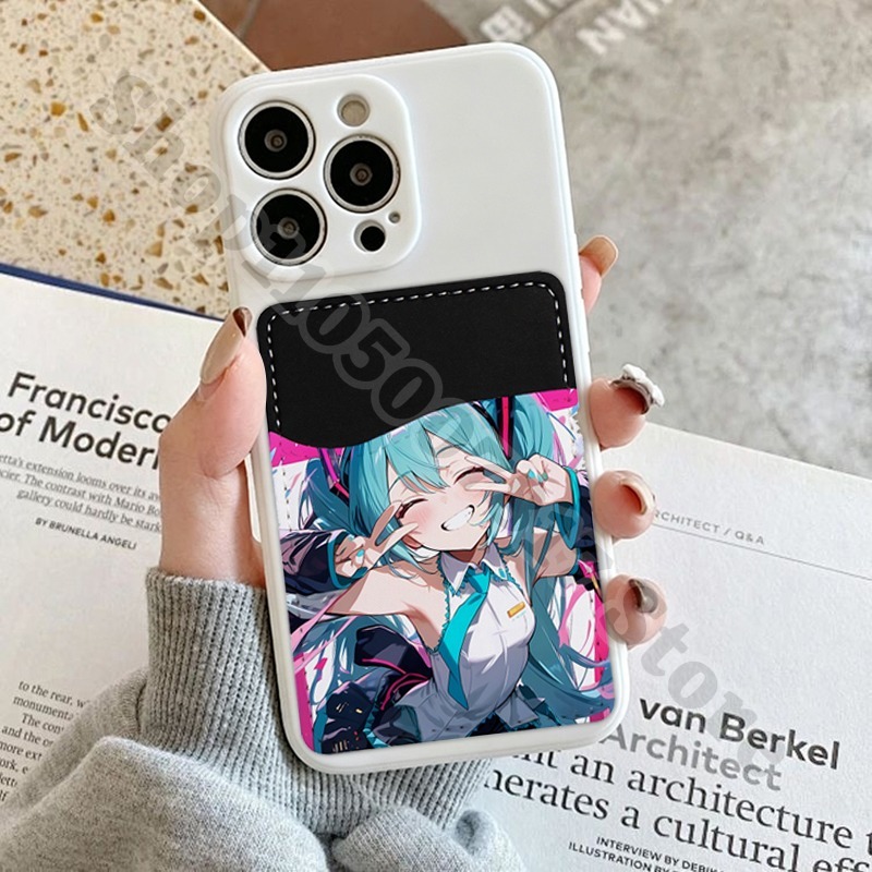 クリエイティブ電話装飾アクセサリー超薄型財布初音ミクアニメか - Index Card Holder のレビューと価格