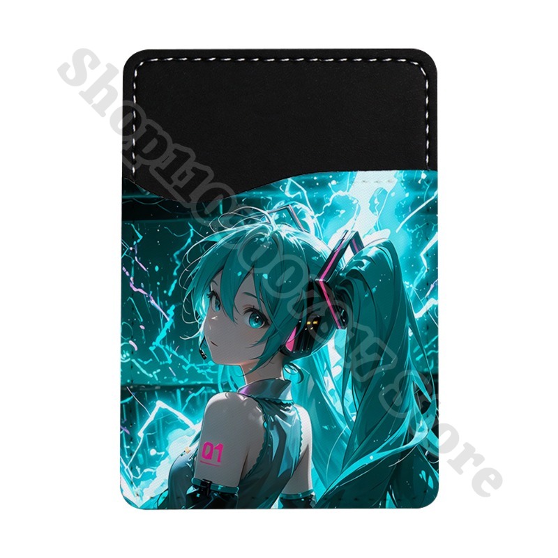クリエイティブ電話装飾アクセサリー超薄型財布初音ミクアニメか - Index Card Holder のレビューと価格