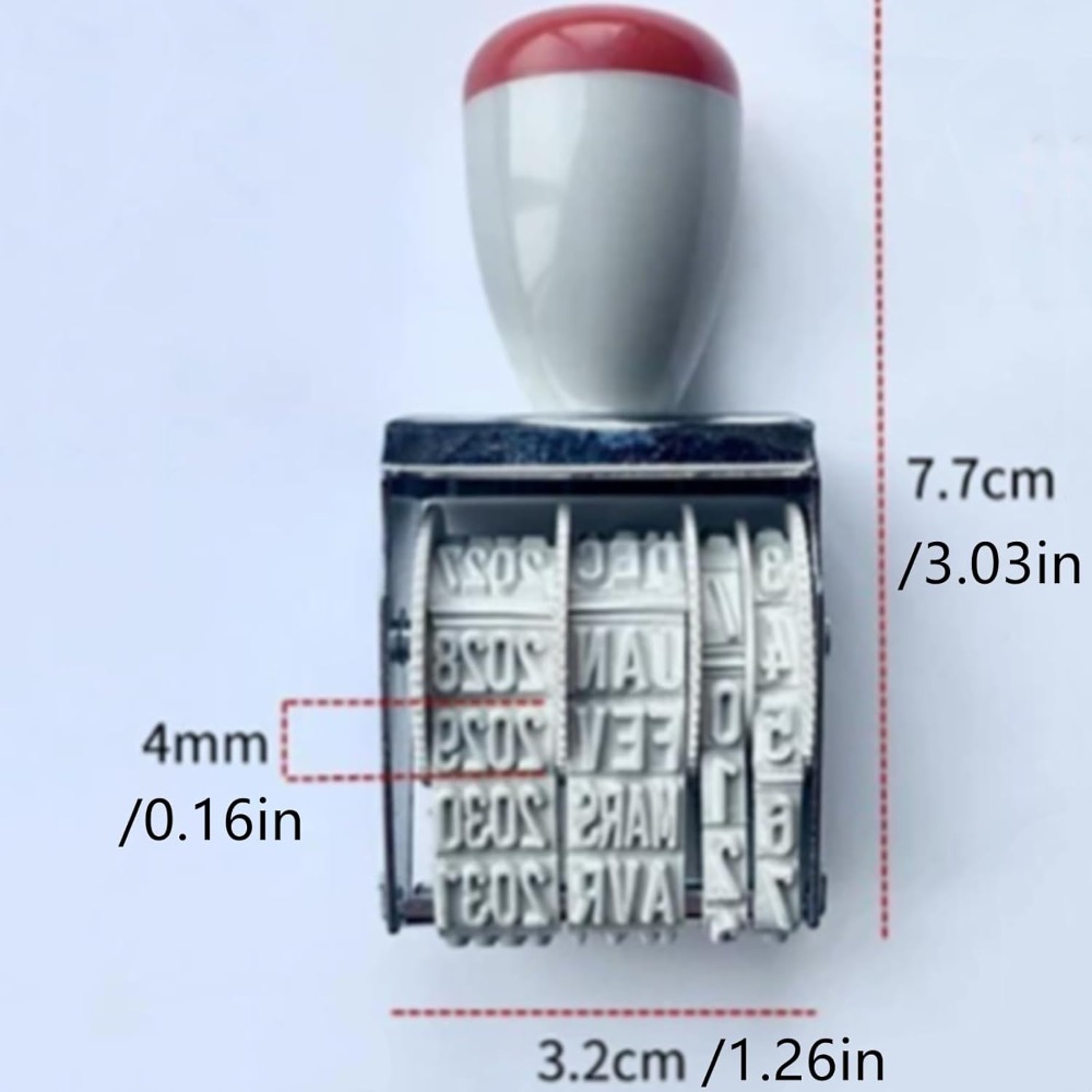 DIY回転式日付＆数字ローラースタンプ（インクは含まれていま - Rubber Date Stamp のレビューと価格