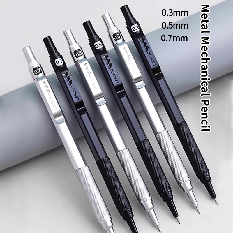 低重心金属シャープペンシルセット 0.3-0.7 ミリメート - Mechanical Pencil 0.3 のレビューと価格