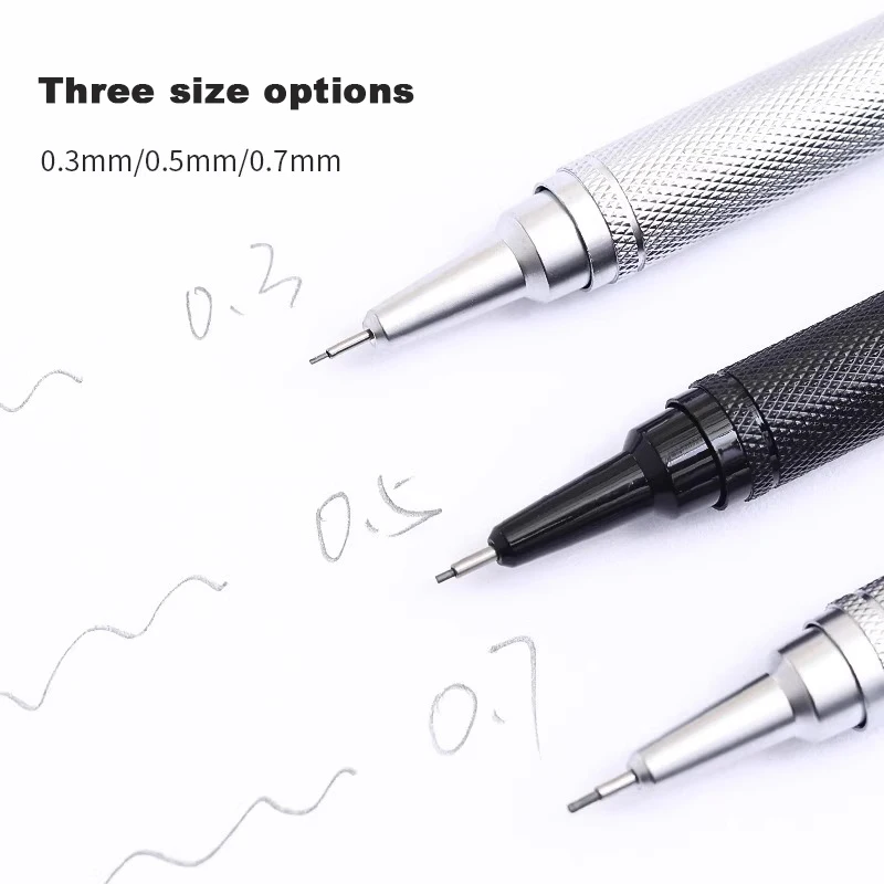 低重心金属シャープペンシルセット 0.3-0.7 ミリメート - Mechanical Pencil 0.3 のレビューと価格