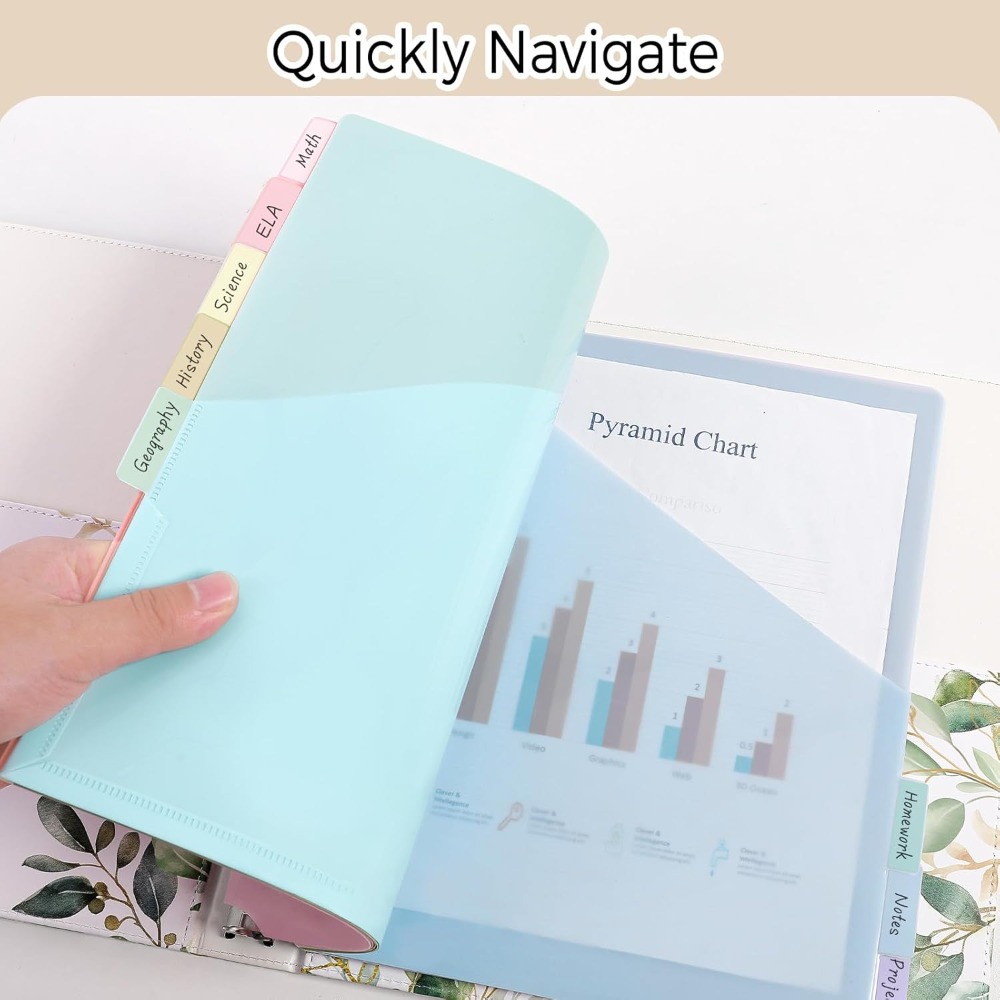 8 個 A4 パステルバインダーディバイダー 8 タブディバ - Tab Divider A4 のレビューと価格