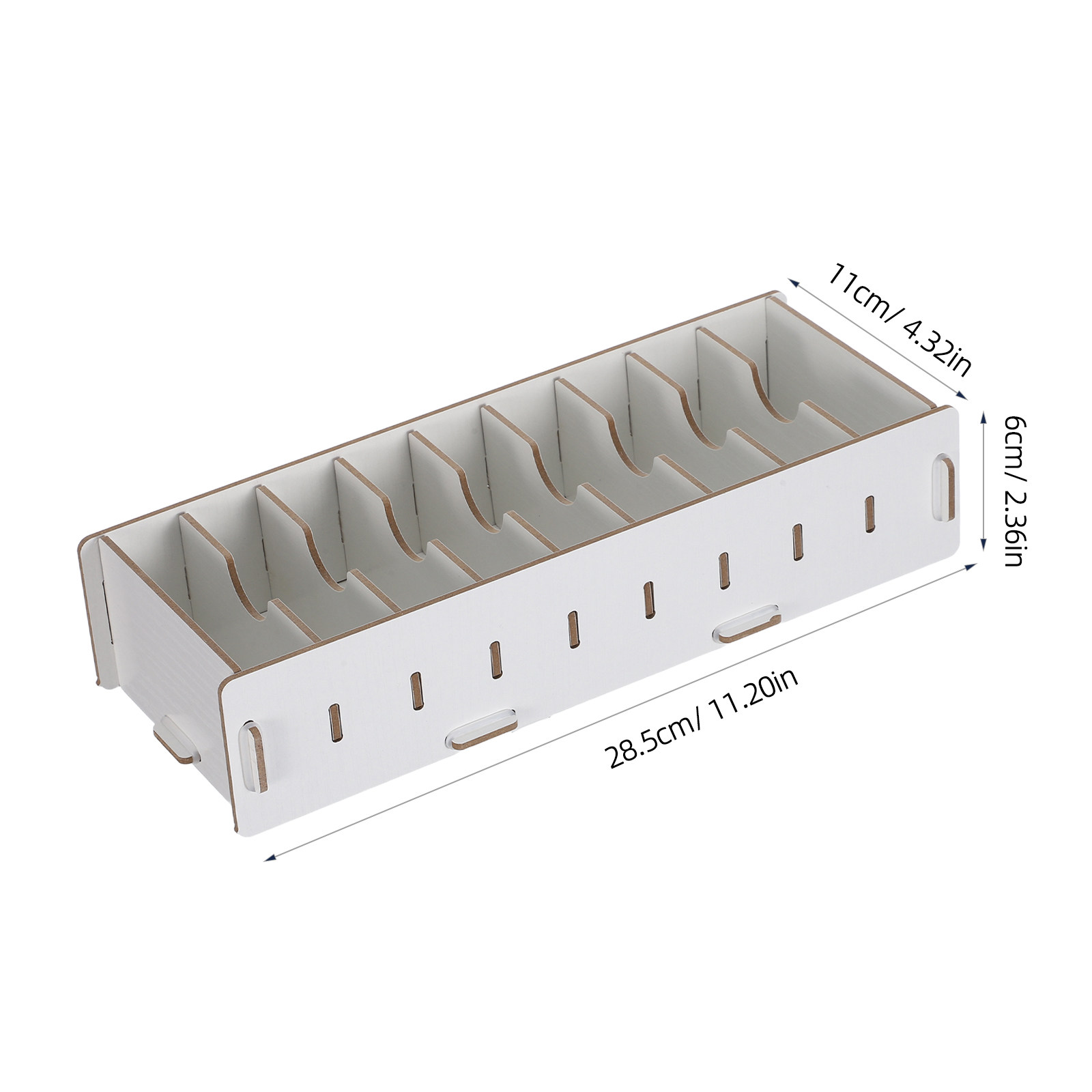 木製名刺ホルダー デスクトップオーガナイザーボックス 名刺、 - Card Index Box のレビューと価格