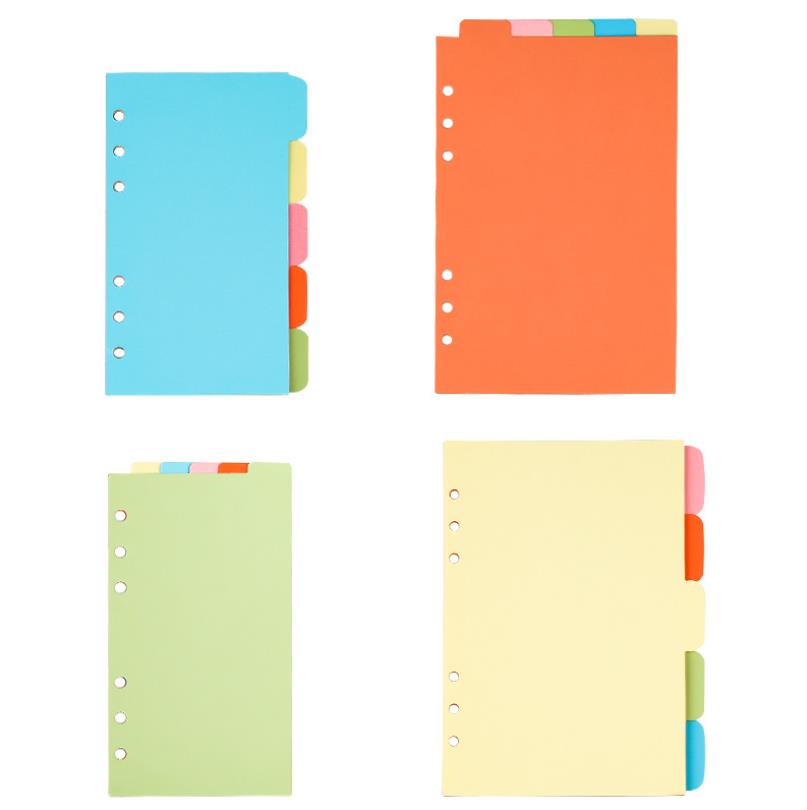 アラ5/a6/a7/b5/a4ペーパーインデックスタブカード - Tab Divider A4 のレビューと価格