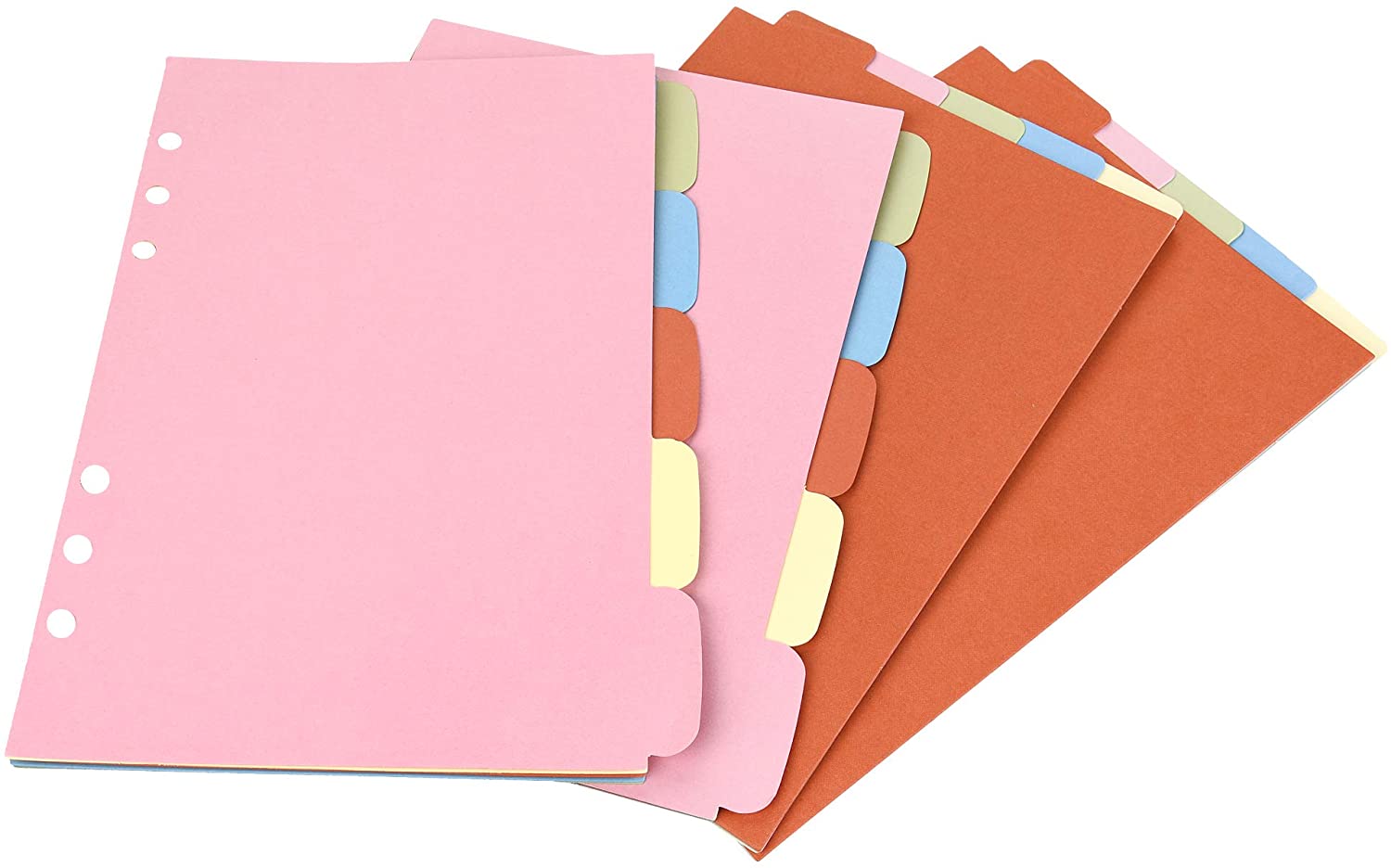 アラ5/a6/a7/b5/a4ペーパーインデックスタブカード - Tab Divider A4 のレビューと価格