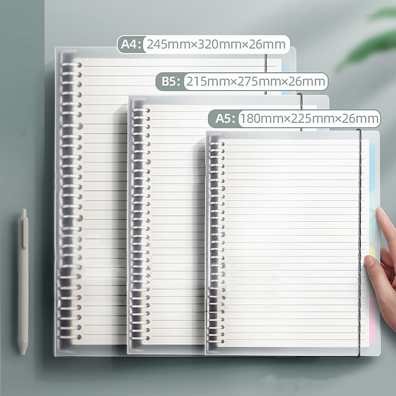 学生、オフィス、学校用品、a5 b5およびa4のための仕切り - Binder A4 Lever のレビューと価格