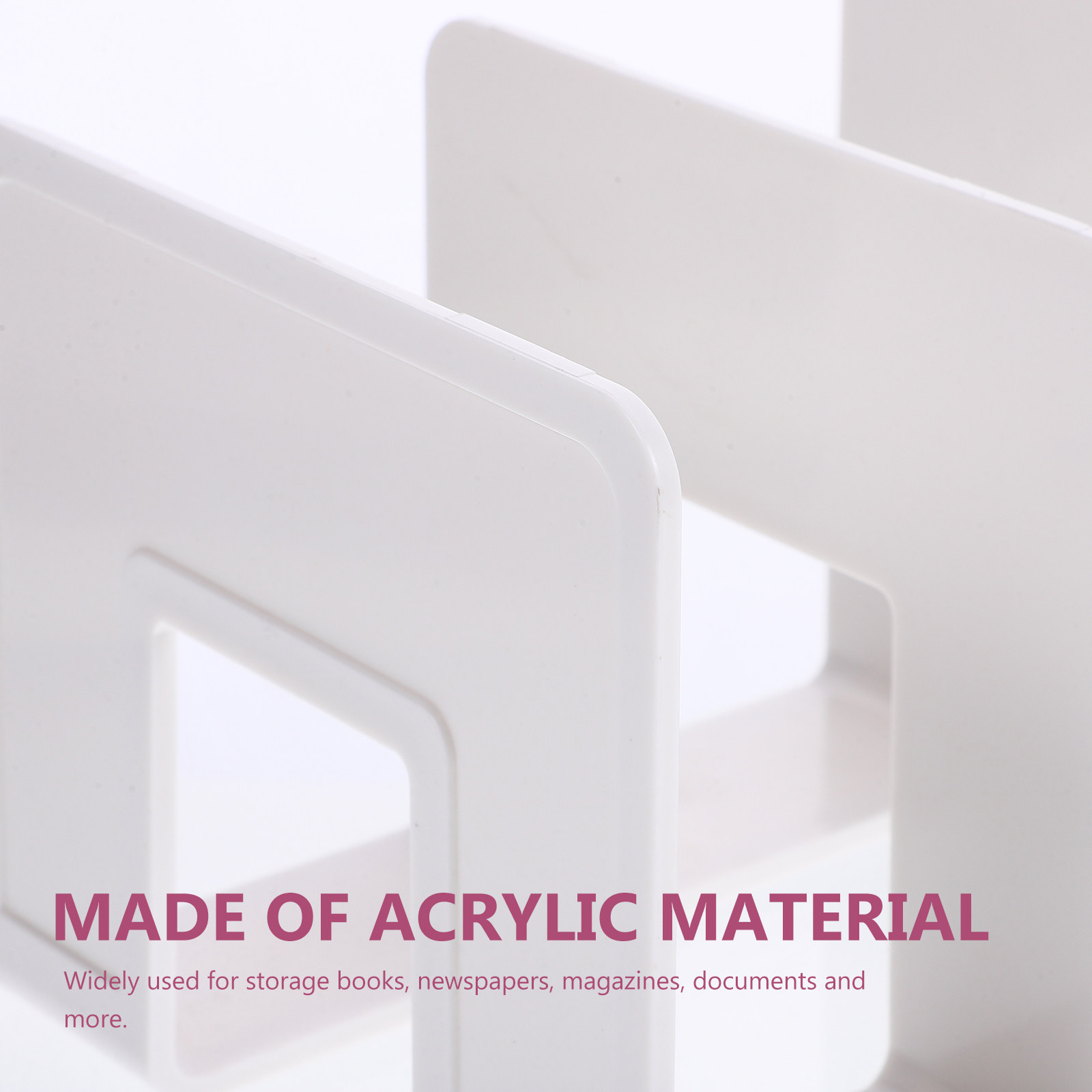 プレミアムアクリルファイルホルダー デスクトップドキュメント - Magazine Holder Rack のレビューと価格