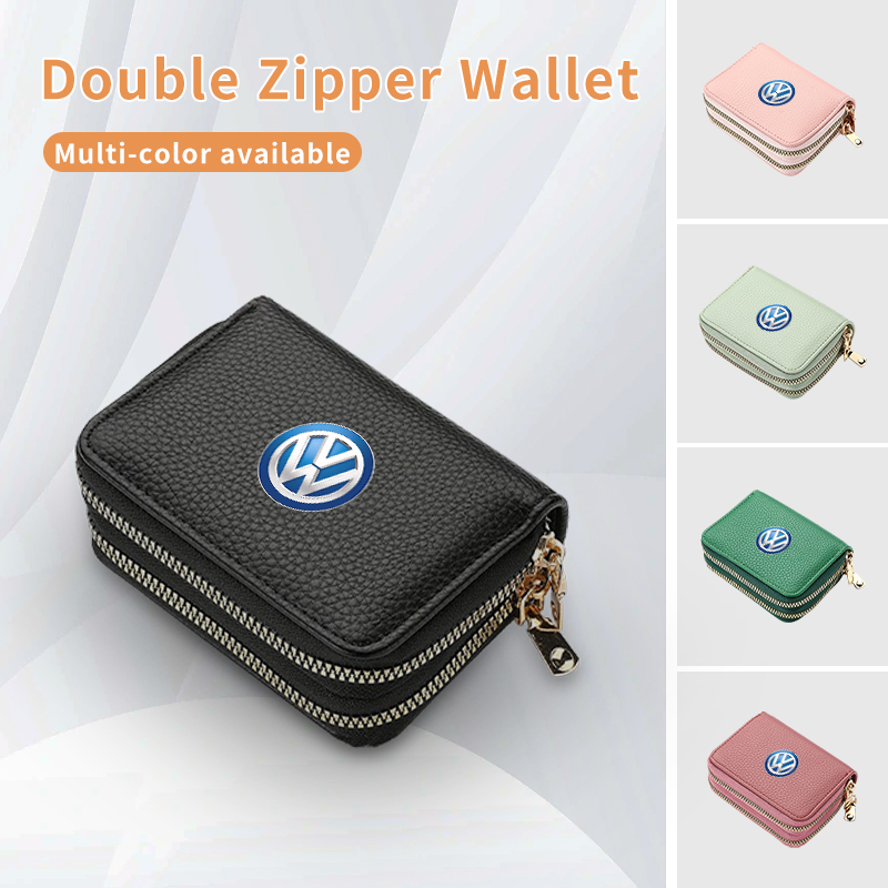 カップホルダー車のクレジットカード財布ホルダージッパー小銭入 - Index Card Holder のレビューと価格