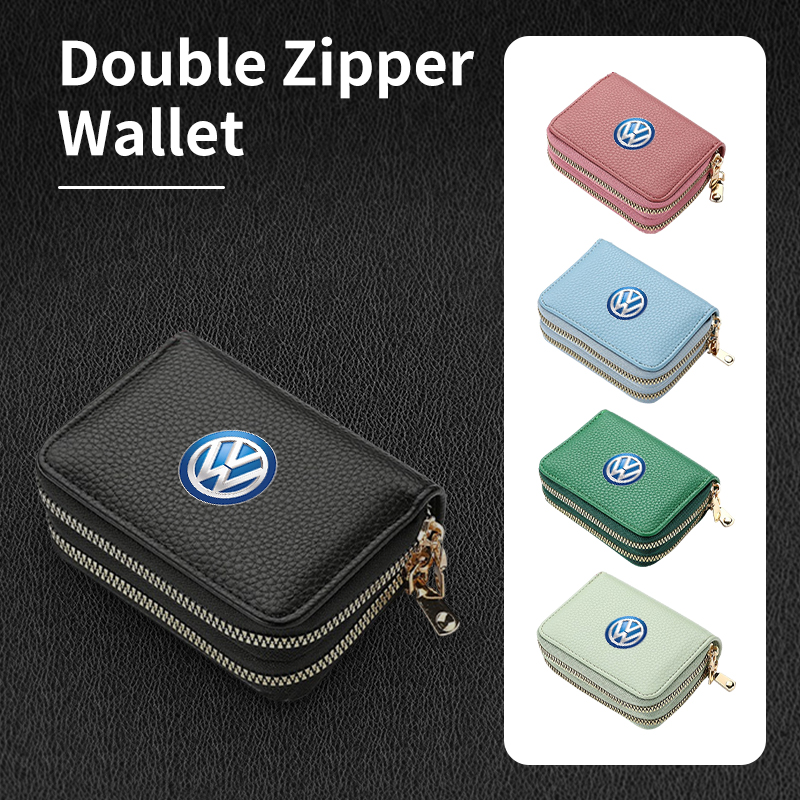 カップホルダー車のクレジットカード財布ホルダージッパー小銭入 - Index Card Holder のレビューと価格