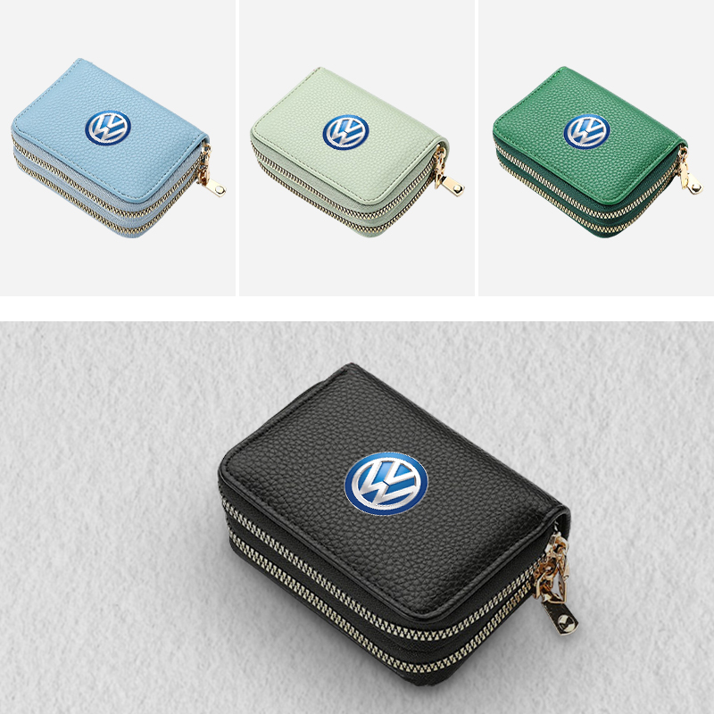 カップホルダー車のクレジットカード財布ホルダージッパー小銭入 - Index Card Holder のレビューと価格