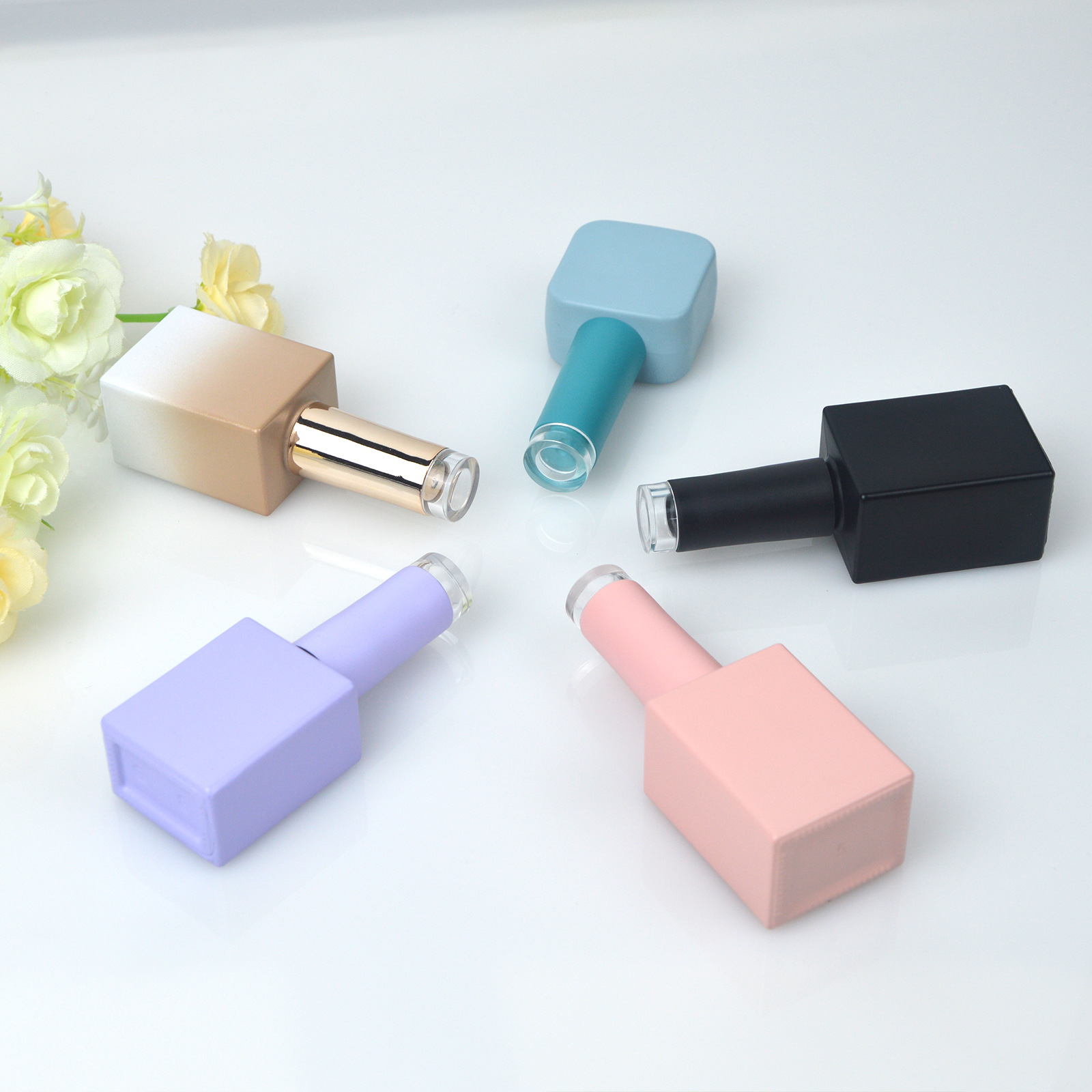 10ml 15ml 空のマニキュアボトル ネイルジェル容器  - Gel Refill Pack のレビューと価格