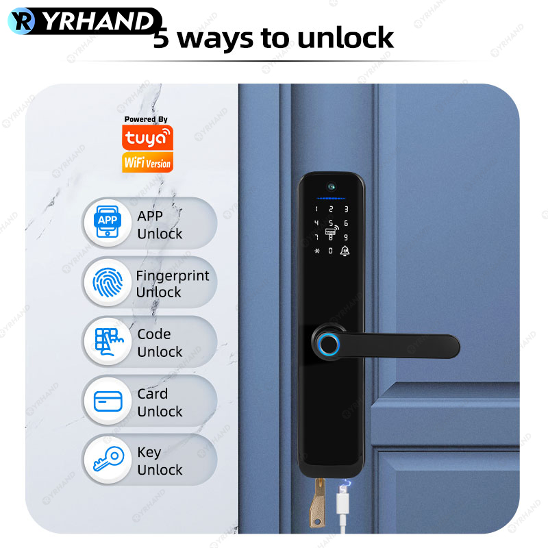 Tuya Wifi スマートロック電子デジタルロック生体認証 - Letter Opener Brass のレビューと価格