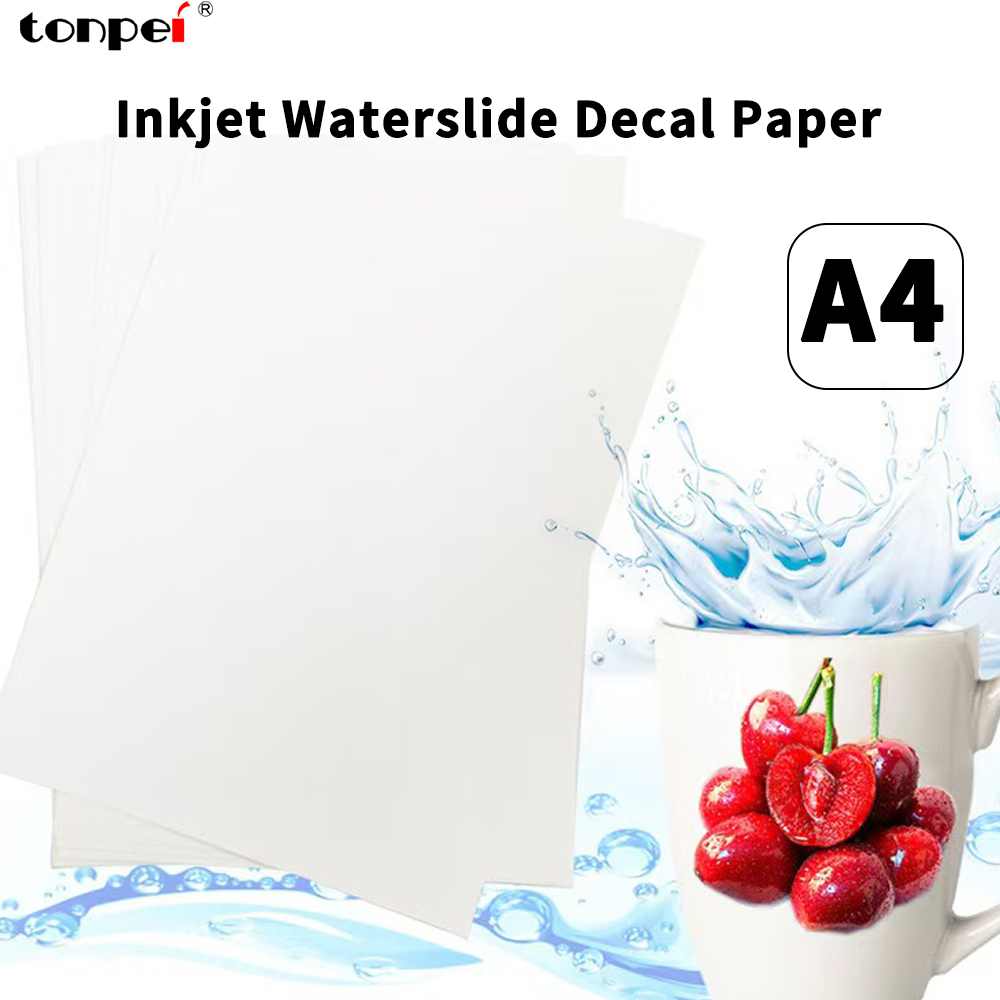 10/20 枚 A4 インクジェットウォータースライドデカー - Ink Blotter Paper のレビューと価格