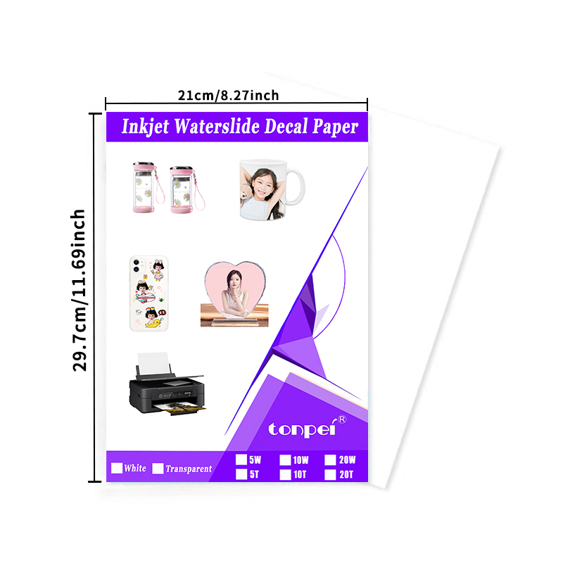10/20 枚 A4 インクジェットウォータースライドデカー - Ink Blotter Paper のレビューと価格