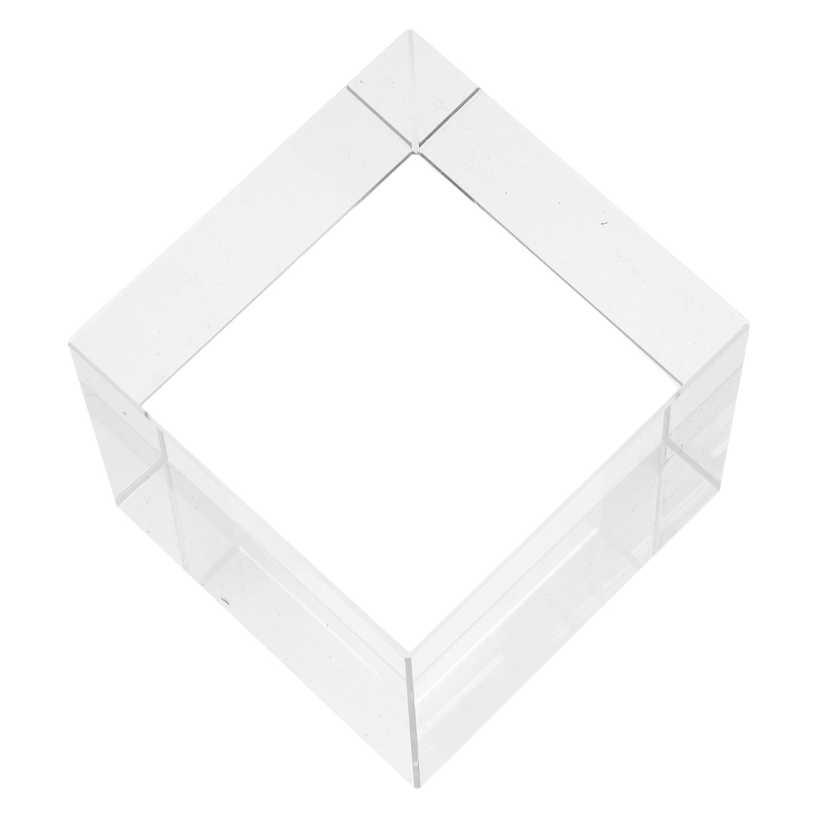 正方形クリスタルペーパーウェイト 透明な重いガラスブロック  - Book Weight Glass のレビューと価格