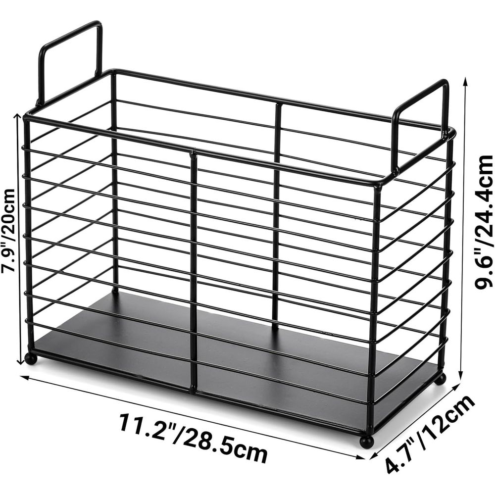 金属製マガジンラック、新聞書籍タブレット収納バスケット、ハン - Magazine Holder Rack のレビューと価格