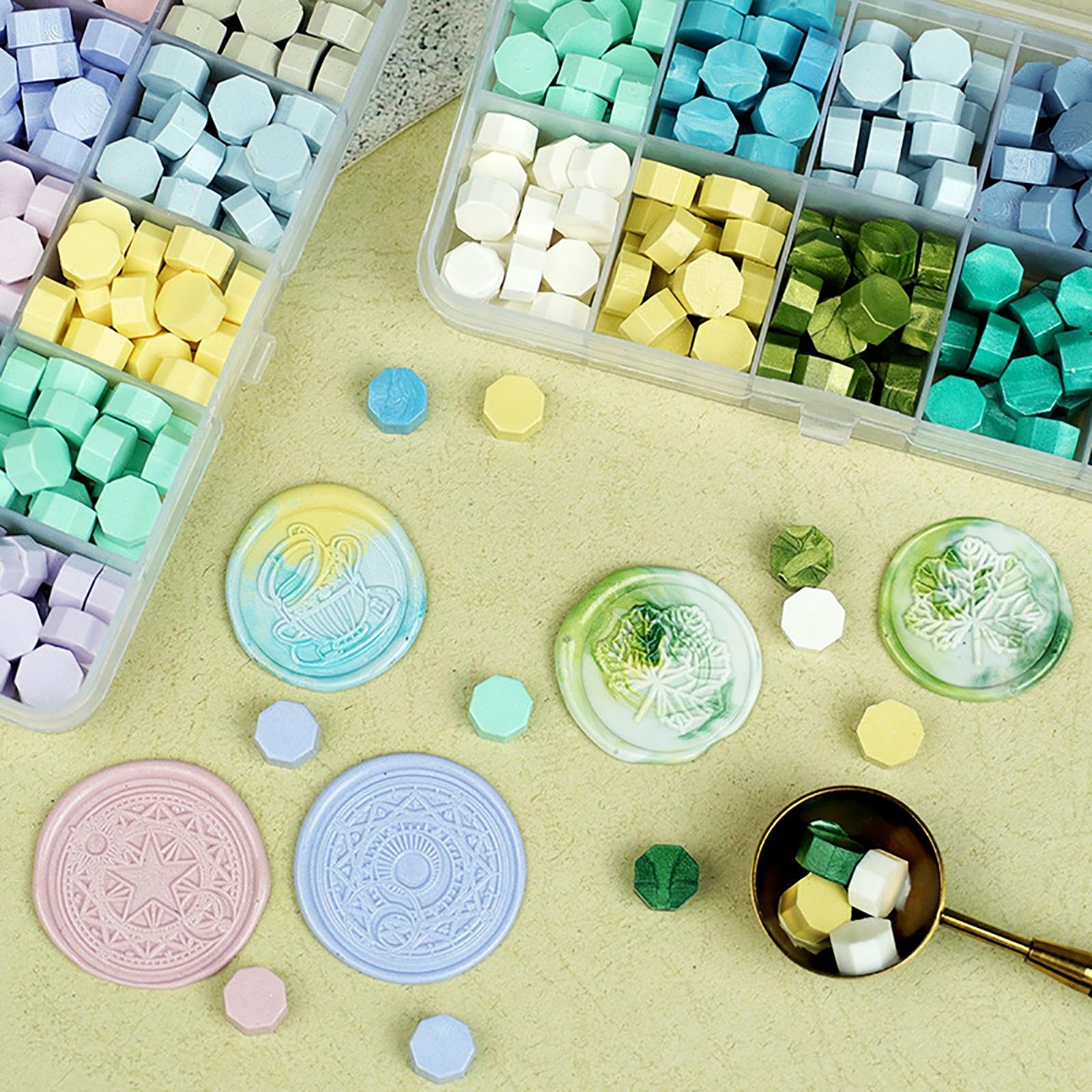 レターシーリングビーズマカロンミックスワックススタンプセット - Wax Seal Stamp Set のレビューと価格