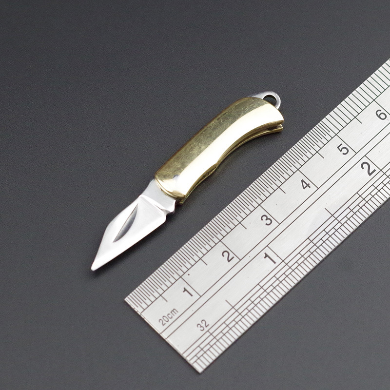 真ちゅう製のポケットナイフ,ポータブル,レター,多機能edc - Letter Opener Brass のレビューと価格