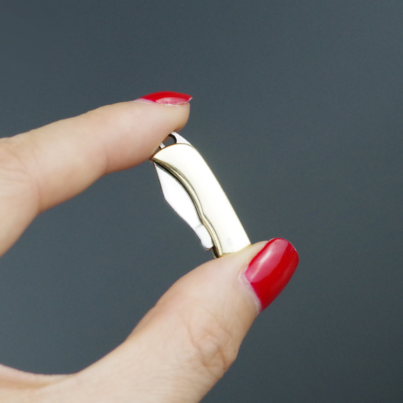 真ちゅう製のポケットナイフ,ポータブル,レター,多機能edc - Letter Opener Brass のレビューと価格