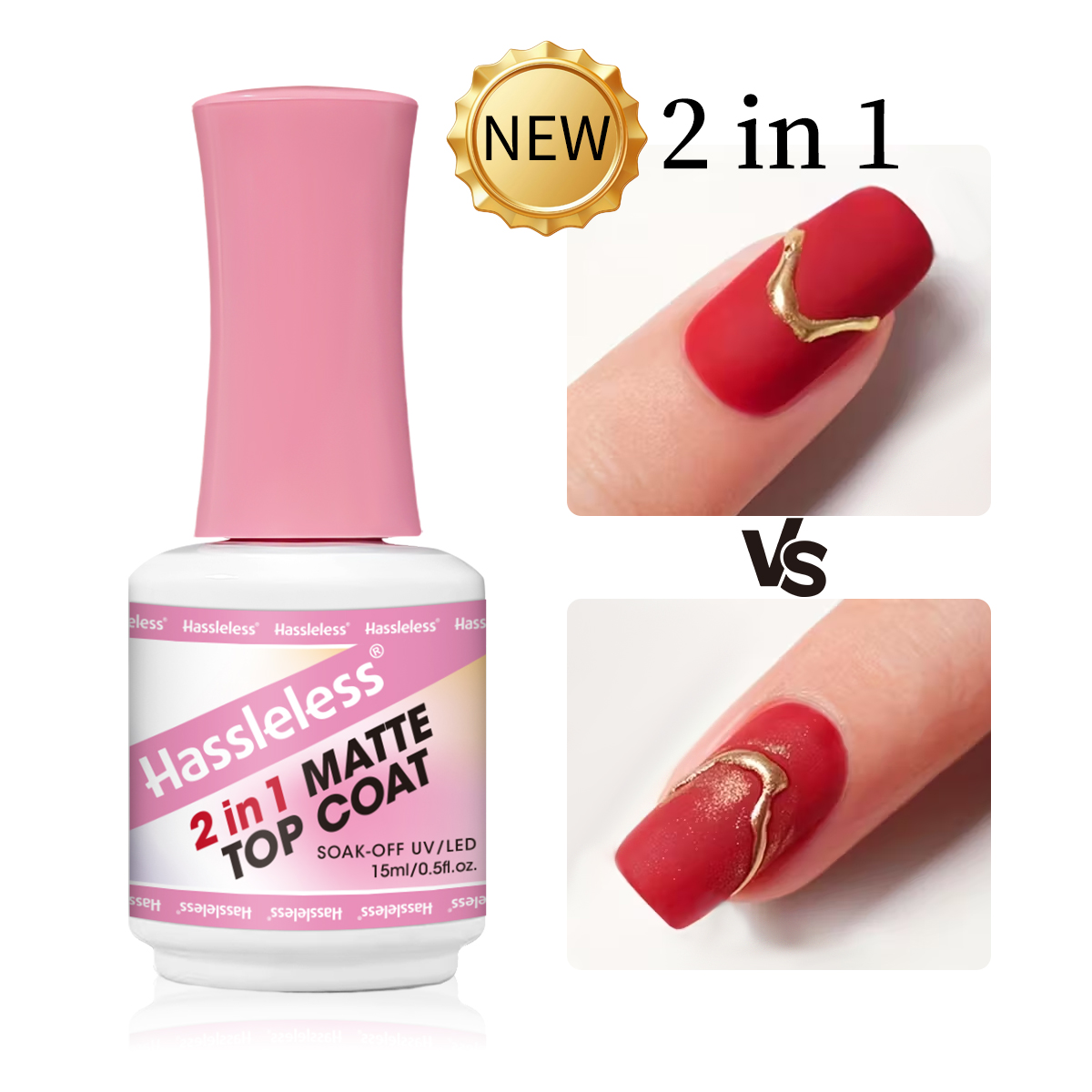 手間のかからない15mlシングルパック2-in-1マットジェ - Gel Refill Pack のレビューと価格