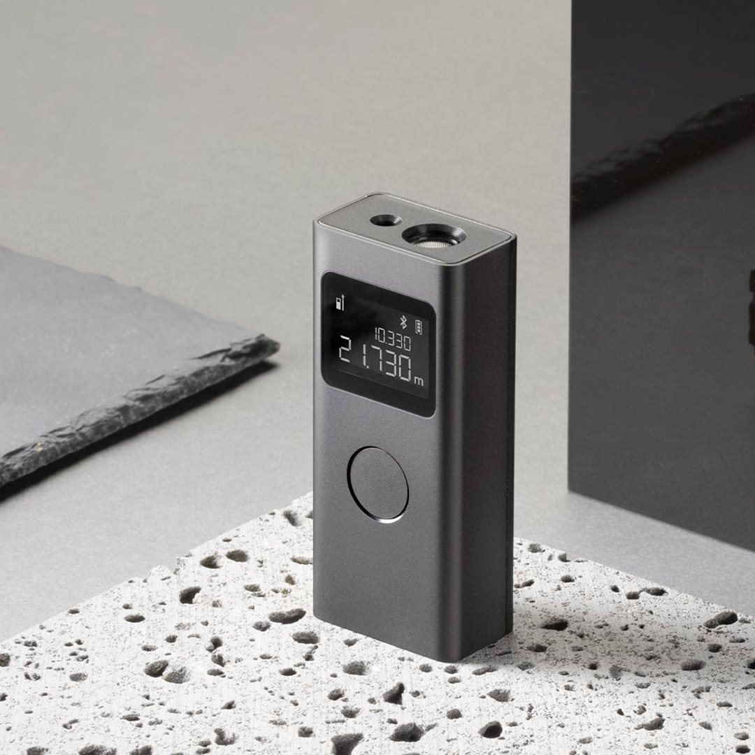 Xiaomi Mi スマートレーザー距離計 リアルタイム距離 - Tape Dispenser Weighted のレビューと価格