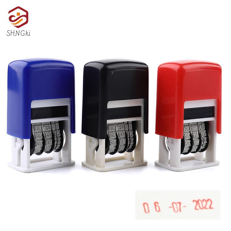 プランナー、ビジネス、調整可能なラバースタンプ、インクパッド - Rubber Date Stamp のレビューと価格