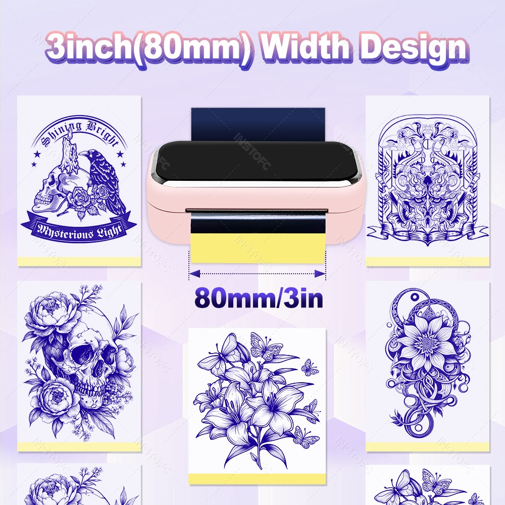 ミニタトゥーステンシルプリンター AIMO MR3 80mm - Ink Blotter Paper のレビューと価格
