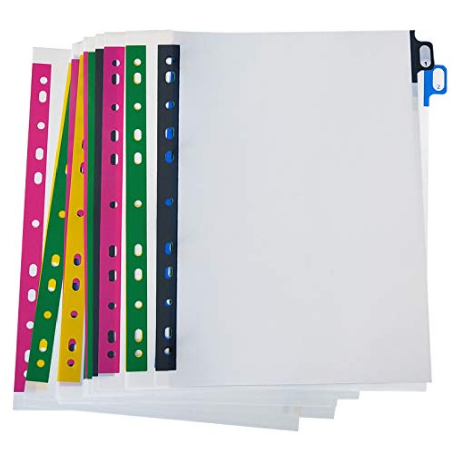 A4プラスチックバインダーインデックスタブディバイダー、強化 - Tab Divider A4 のレビューと価格