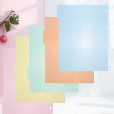10 個 A4 プラスチックインデックスディバイダータブ カ - Tab Divider A4 のレビューと価格