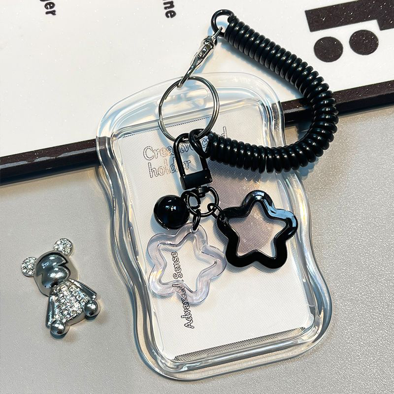 PVC透明K-POPフォトカードホルダーキーホルダー（54枚 - Index Card Holder のレビューと価格