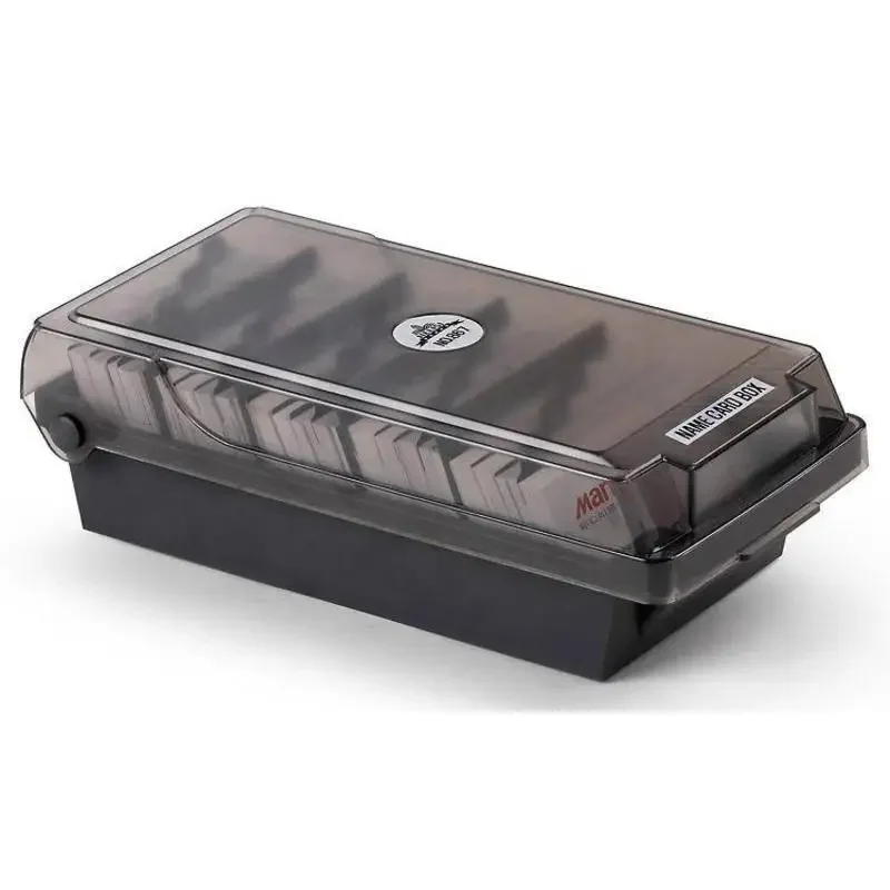 名刺入れ、プラスチック製ネームカードオーガナイザー、4つの仕 - Card Index Box のレビューと価格
