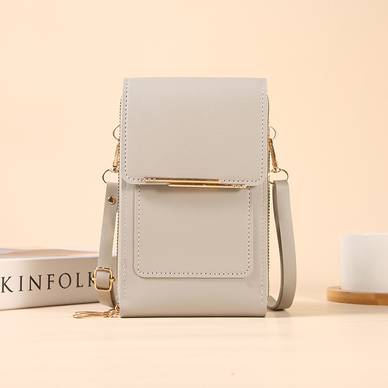 新しいファッションタッチスクリーンロック式携帯電話バッグ、女 - Card Index Box のレビューと価格