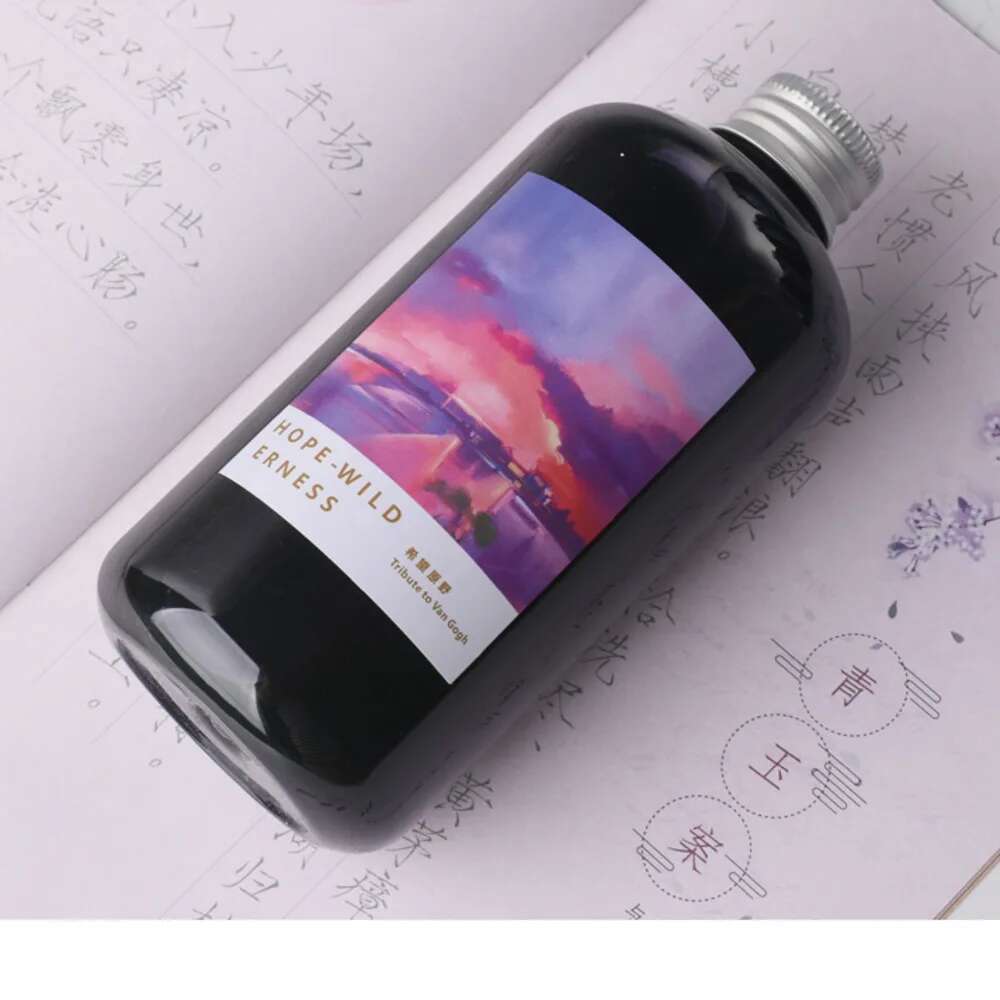 Oramile-カーボンカラーのインクペン,大きなボトル,万 - Fountain Pen Bottled Ink のレビューと価格